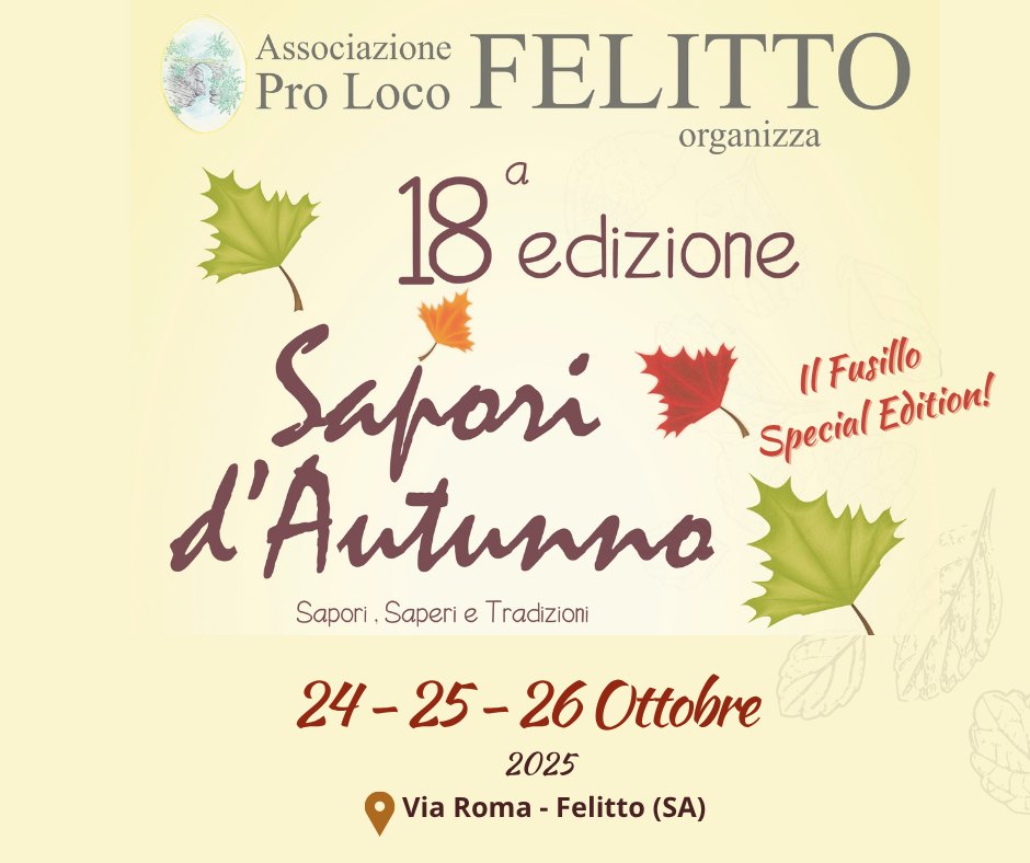 Felitto sagra fusilli 2025