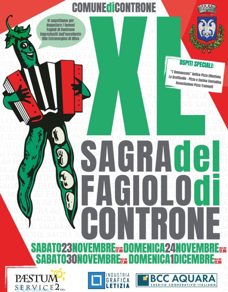 sagra del fagiolo di Controne 2025